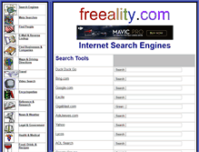 Tablet Screenshot of freeality.com